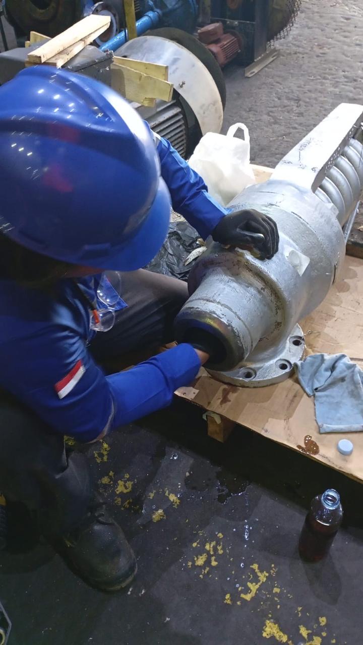PT Hengki Citra Tehnik Melakukan repair safety valve milik PT Tanjungenim Lestari.